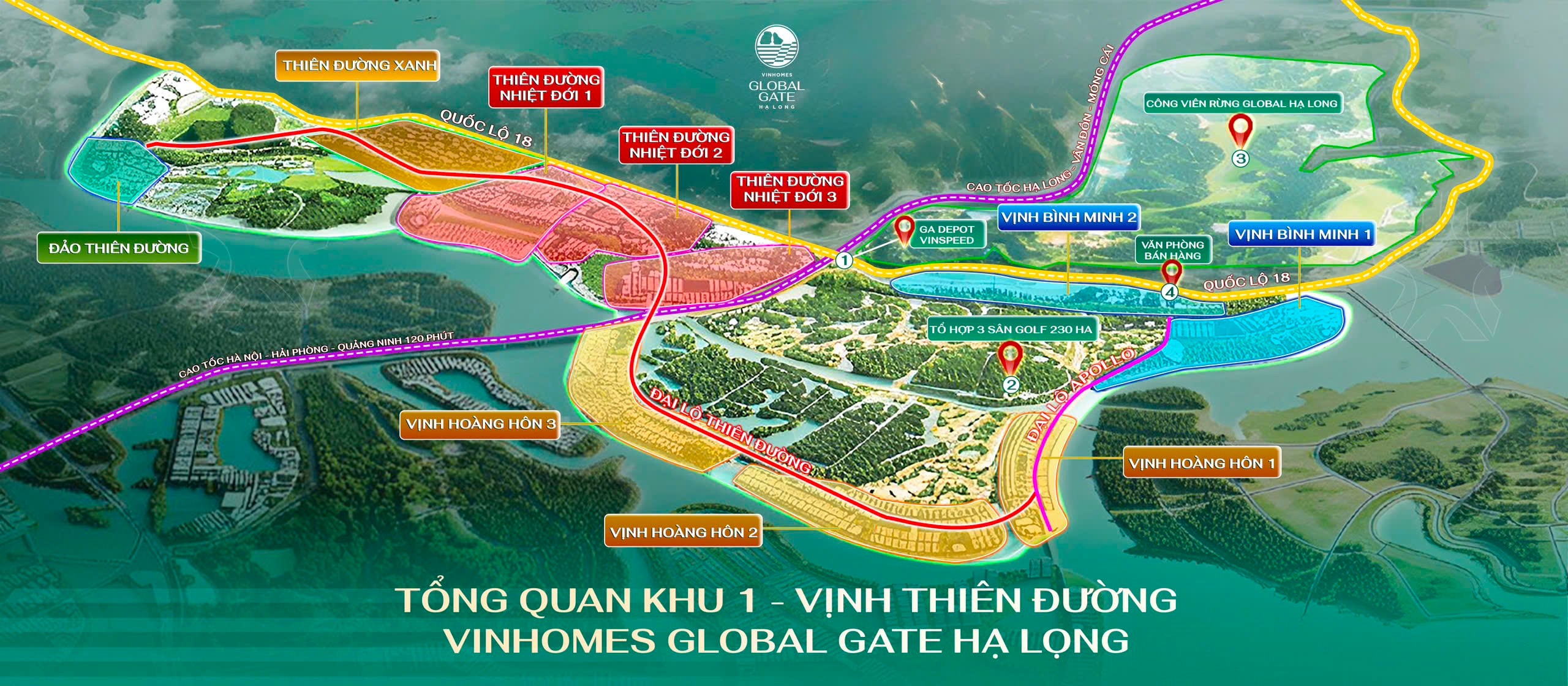 Phân Khu Châu Mỹ Vinhomes Global Gate Hạ Long